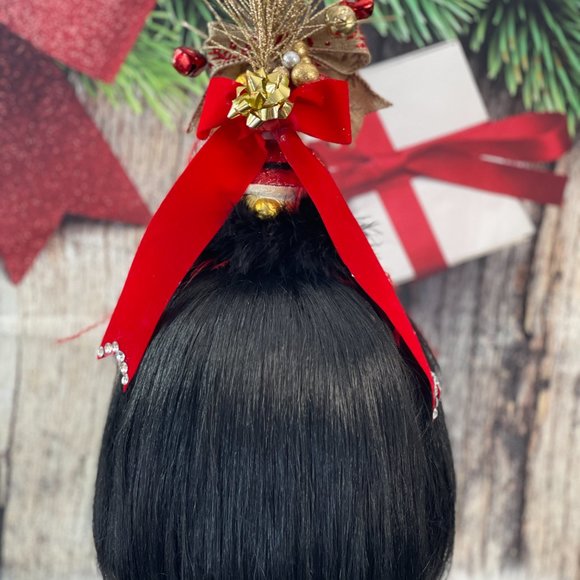 Christmas Teddy Bear Headband - Christmas Top hat| - Picture 2 of 16